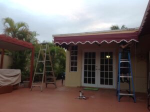 awnings door